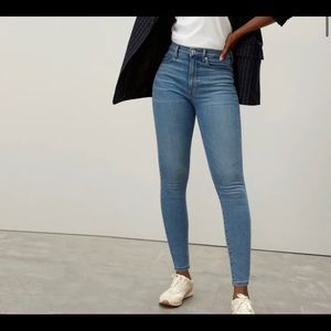 Everlane High Rise Skinny - light blue 32 ankle